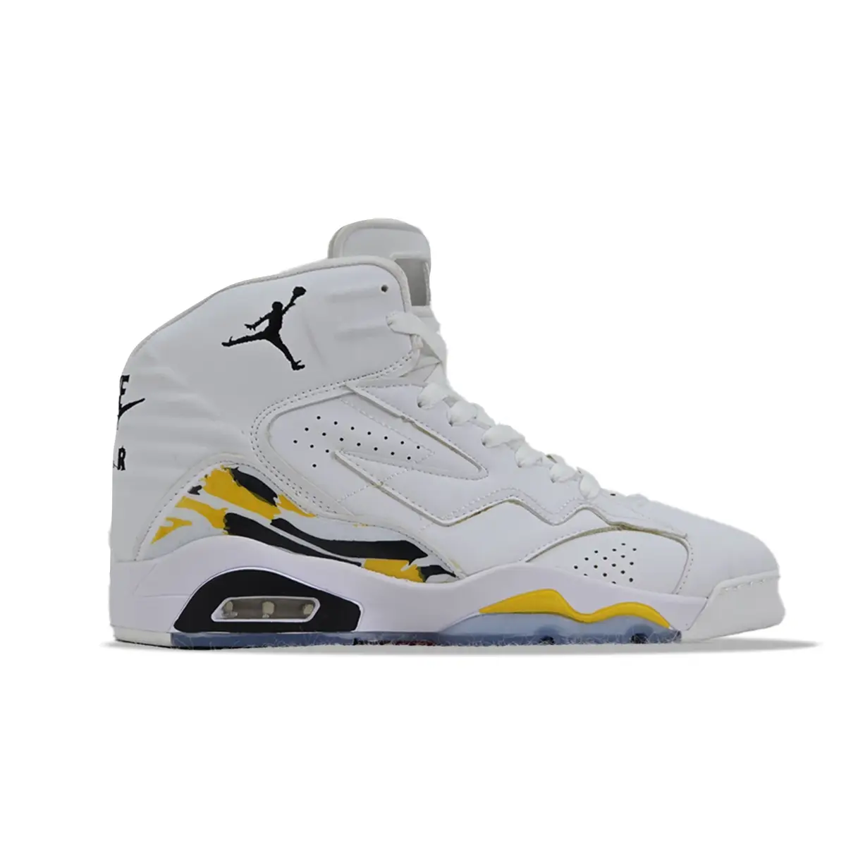 کتونی نایک ایر جردن 6 سفید زرد